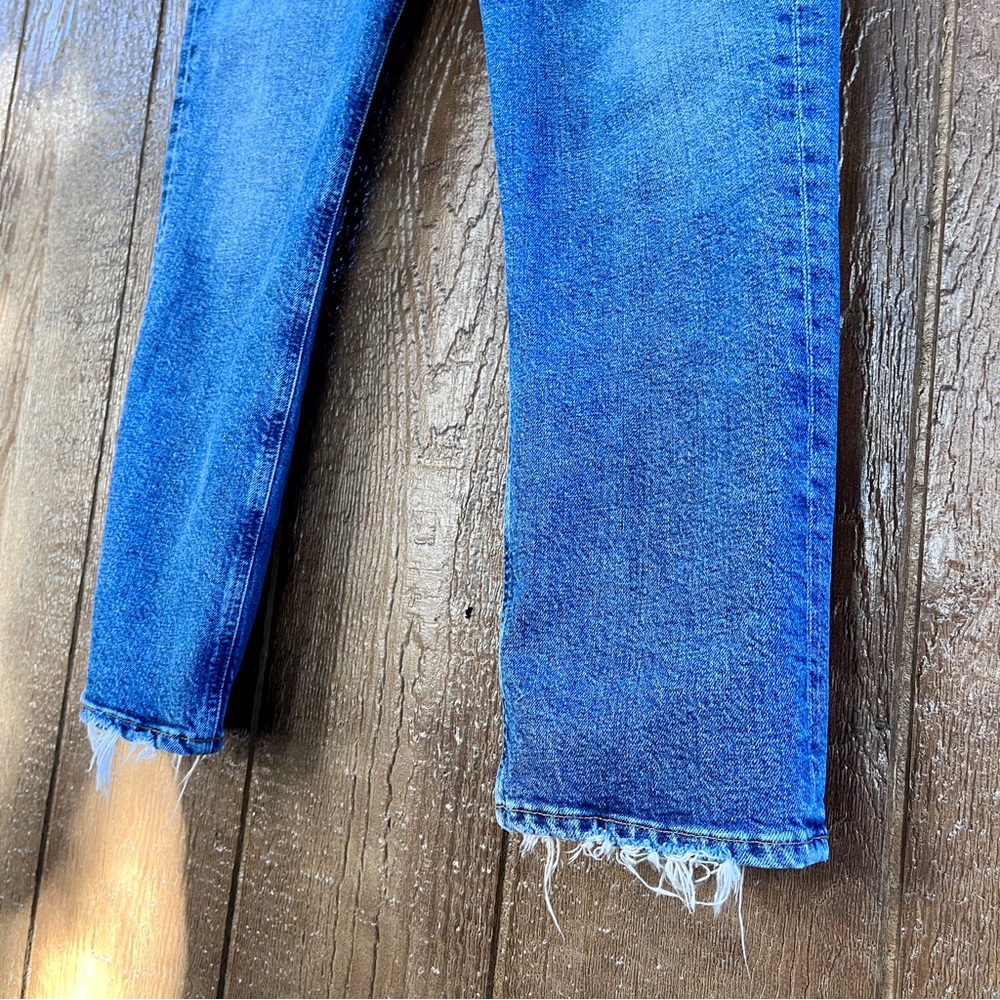 Agolde Riley High Rise Straight Crop Jeans Size 30 - Picture 6 of 11